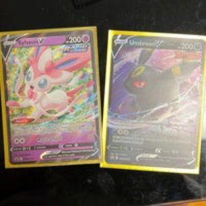 Pokemon Sylveon V and umbreonV